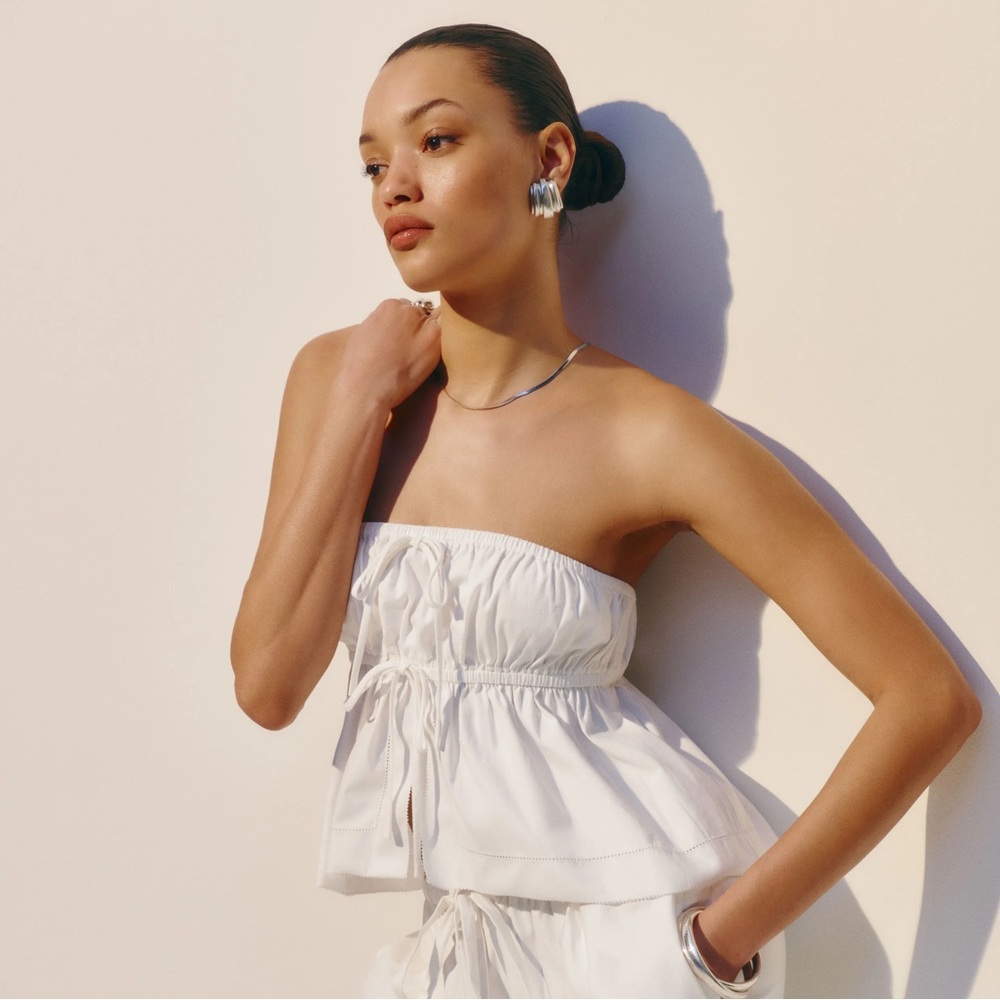 NWT White Rowen Reformation Top